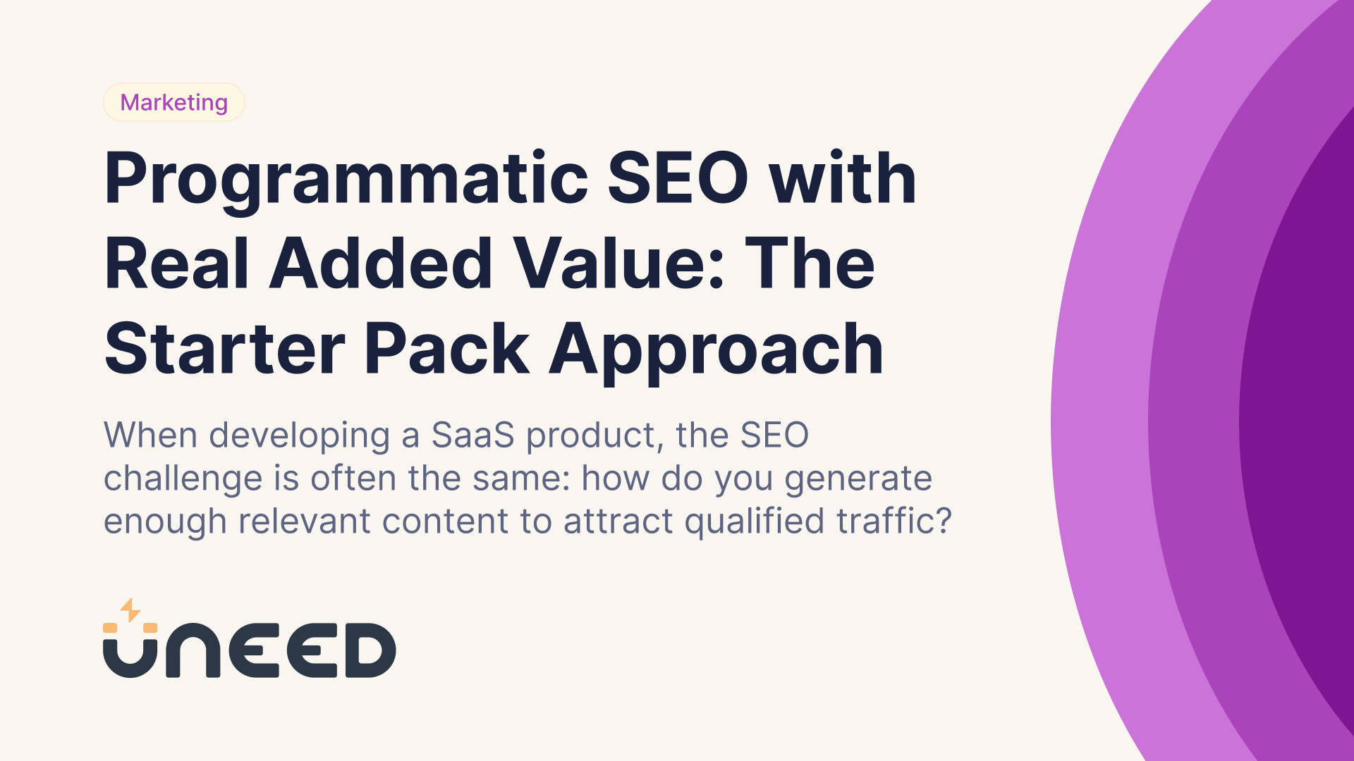 Programmatic SEO with Real Added Value: The Starter Pack Approach