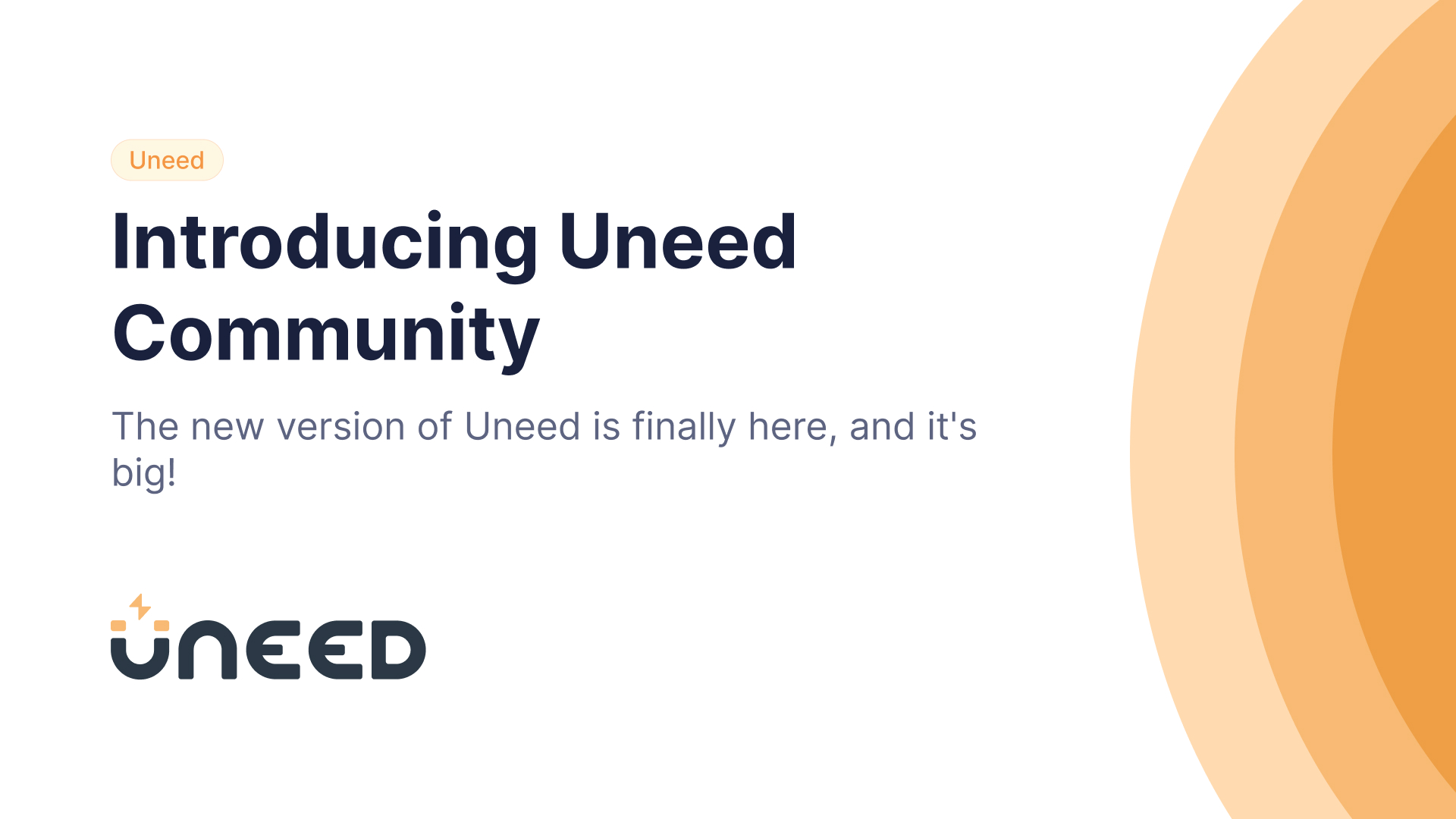 Introducing Uneed Community