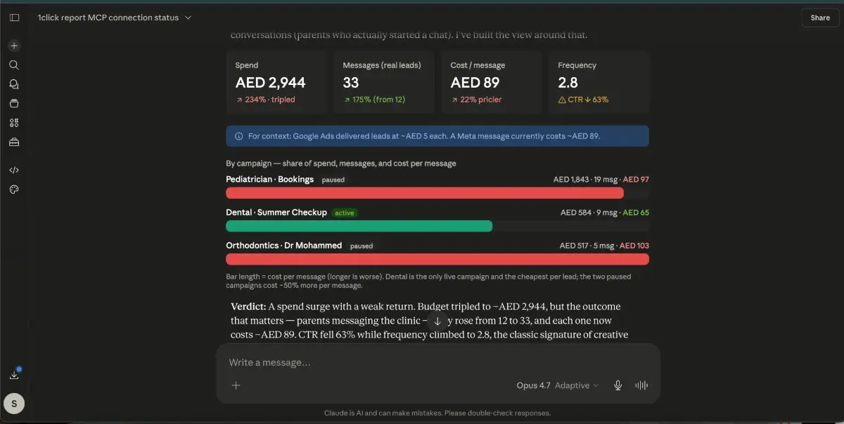 1Click Report screenshot 3