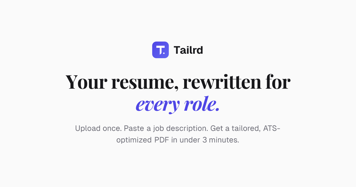 Tailrd screenshot 1