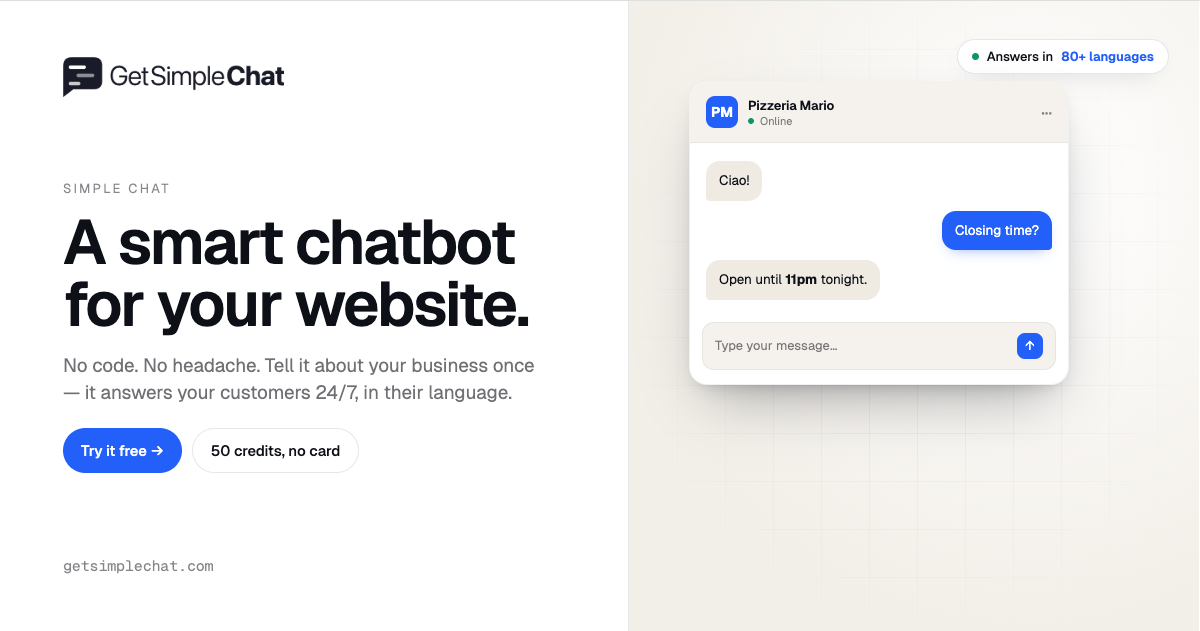 Get Simple Chat screenshot 1
