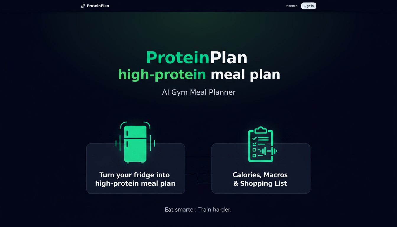 ProteinPlan screenshot 1