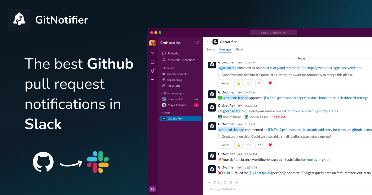 GitNotifier screenshot 1