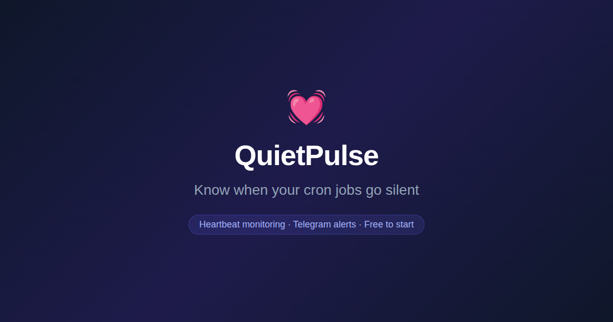 QuietPulse screenshot 1