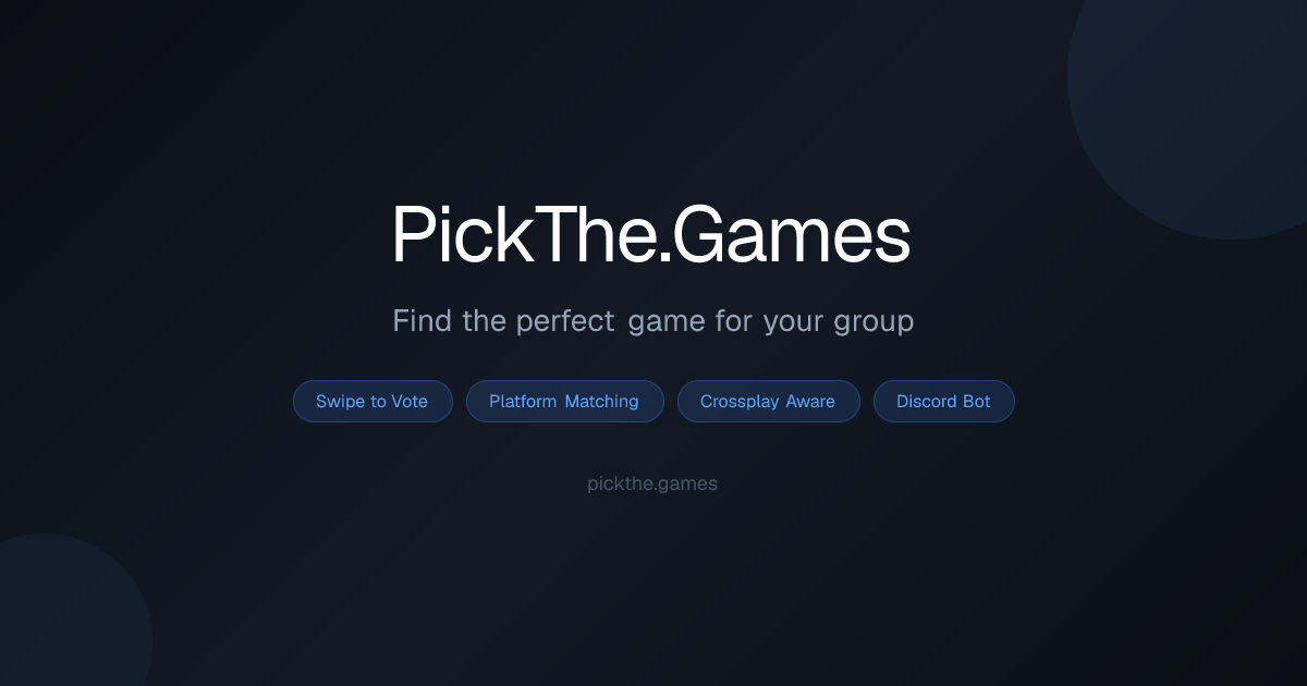 Pickthegames screenshot 1