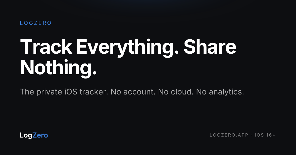 LogZero screenshot 1