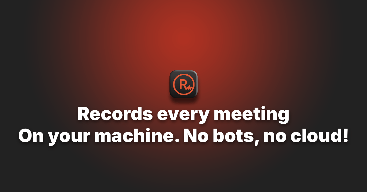 AutoRec screenshot 1