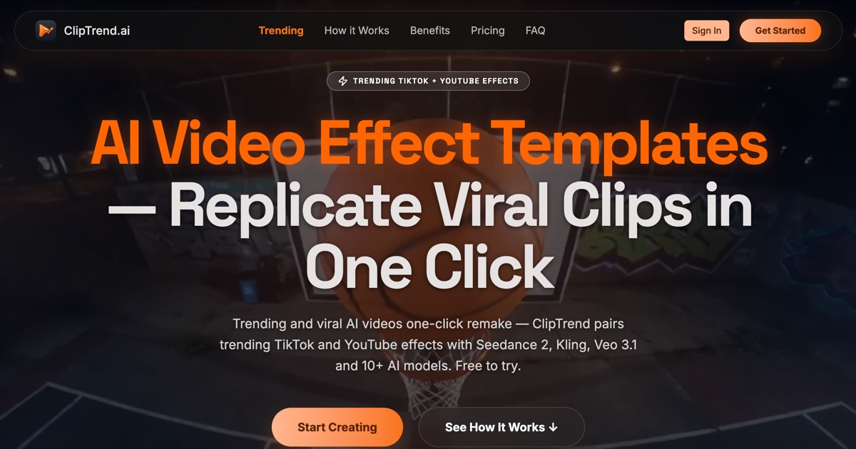 ClipTrend.ai screenshot 1