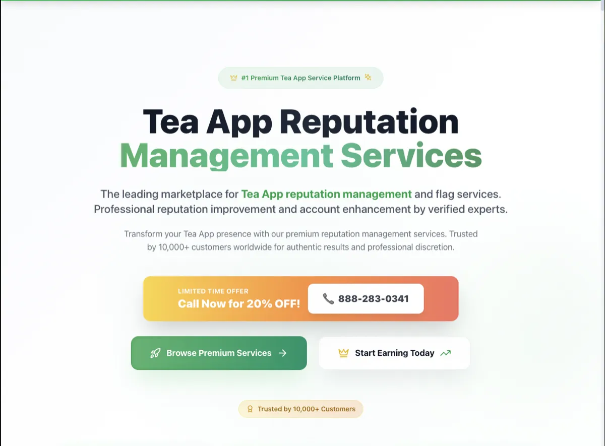Tea App Green Flags screenshot 3