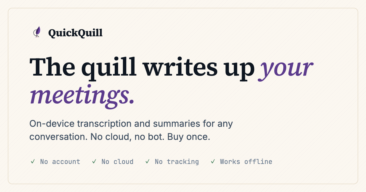 QuickQuill