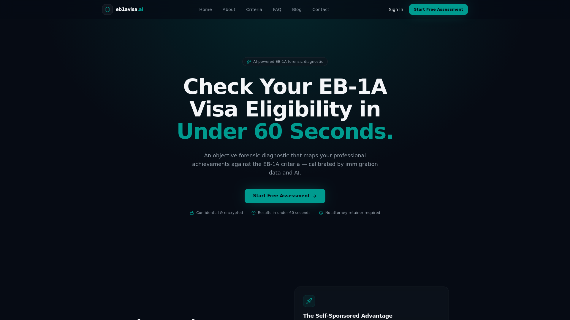 EB1A Visa AI screenshot 1