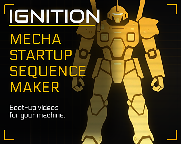IGNITION - Mecha Startup Sequence Maker screenshot 1