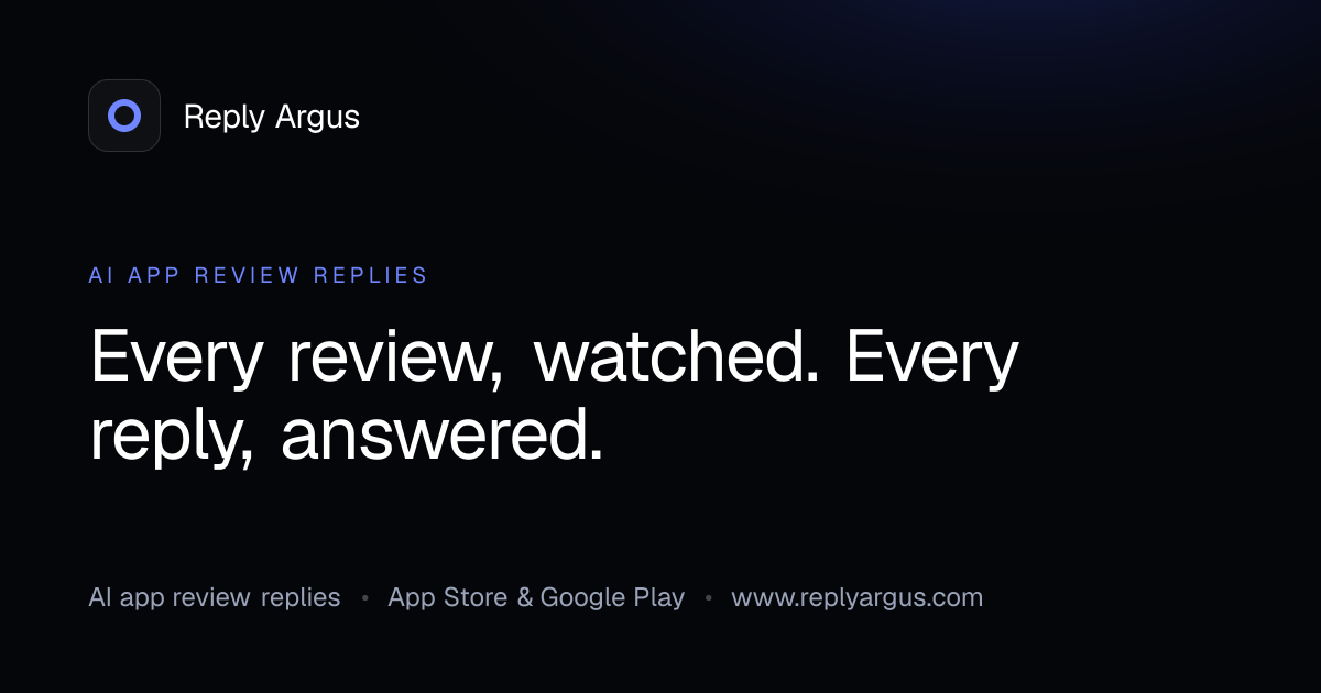 ReplyArgus screenshot 1