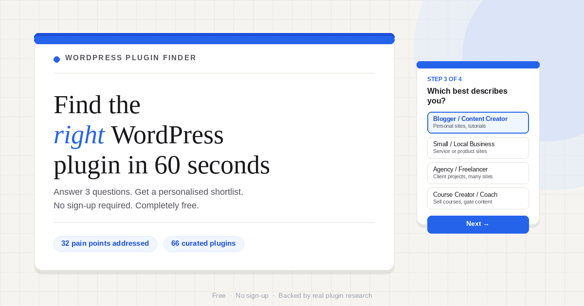 Find Right Plugin screenshot 1