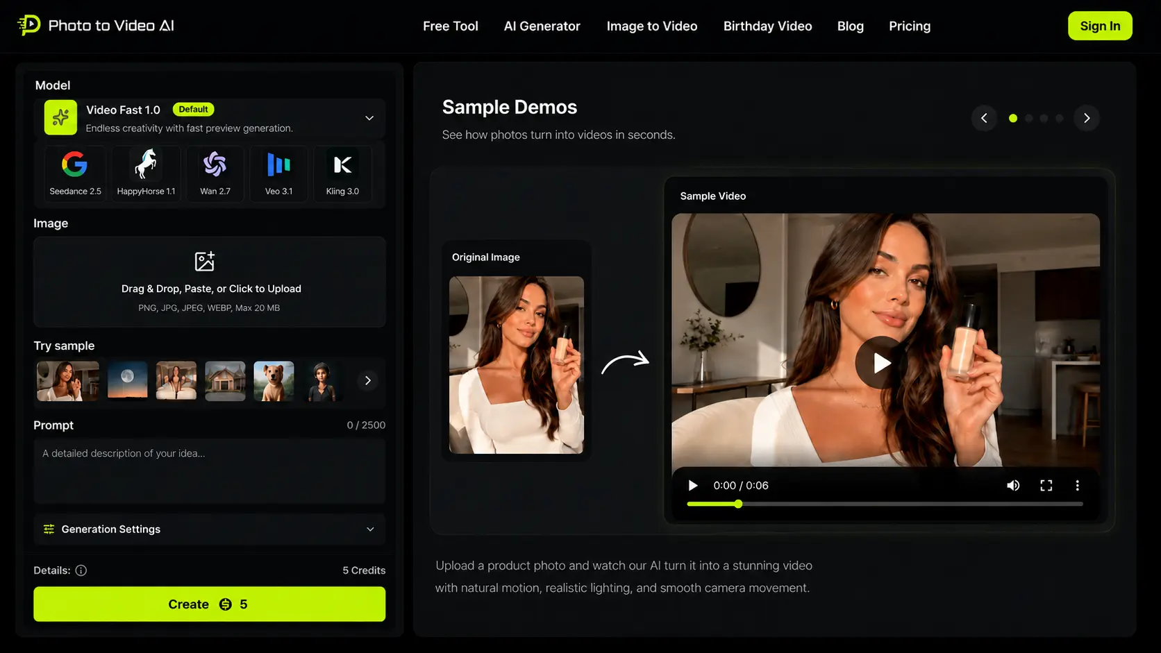 Photo to Video AI screenshot 1