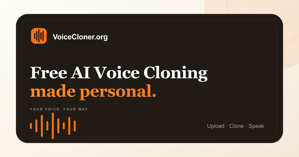 Voice Cloner screenshot 1