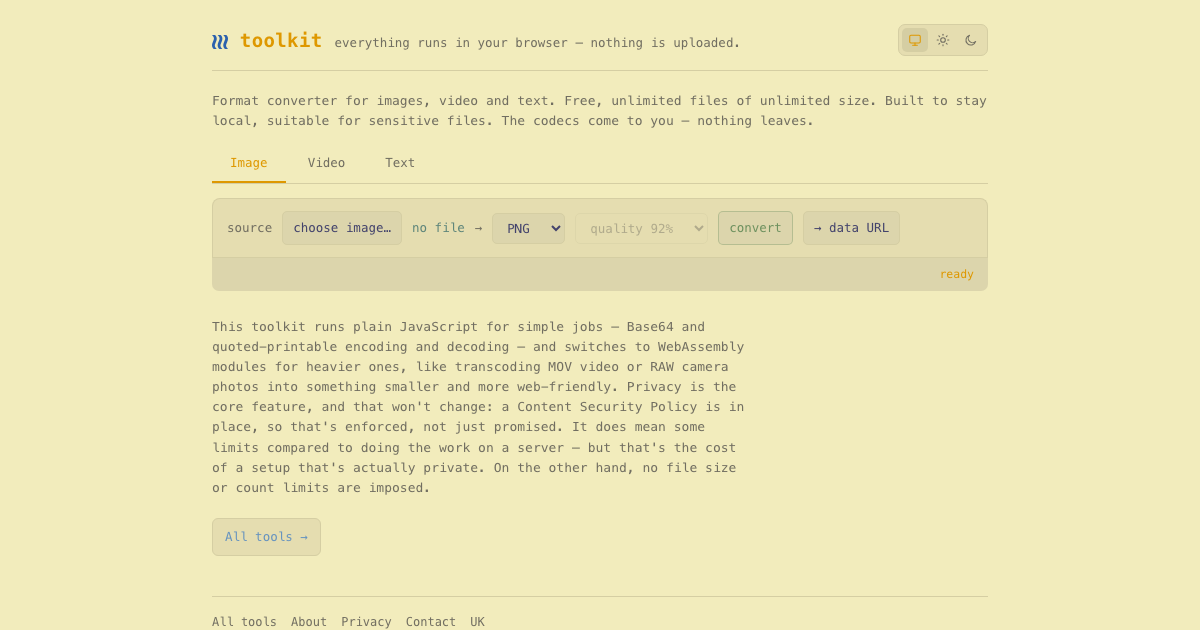 Private Toolkit screenshot 1
