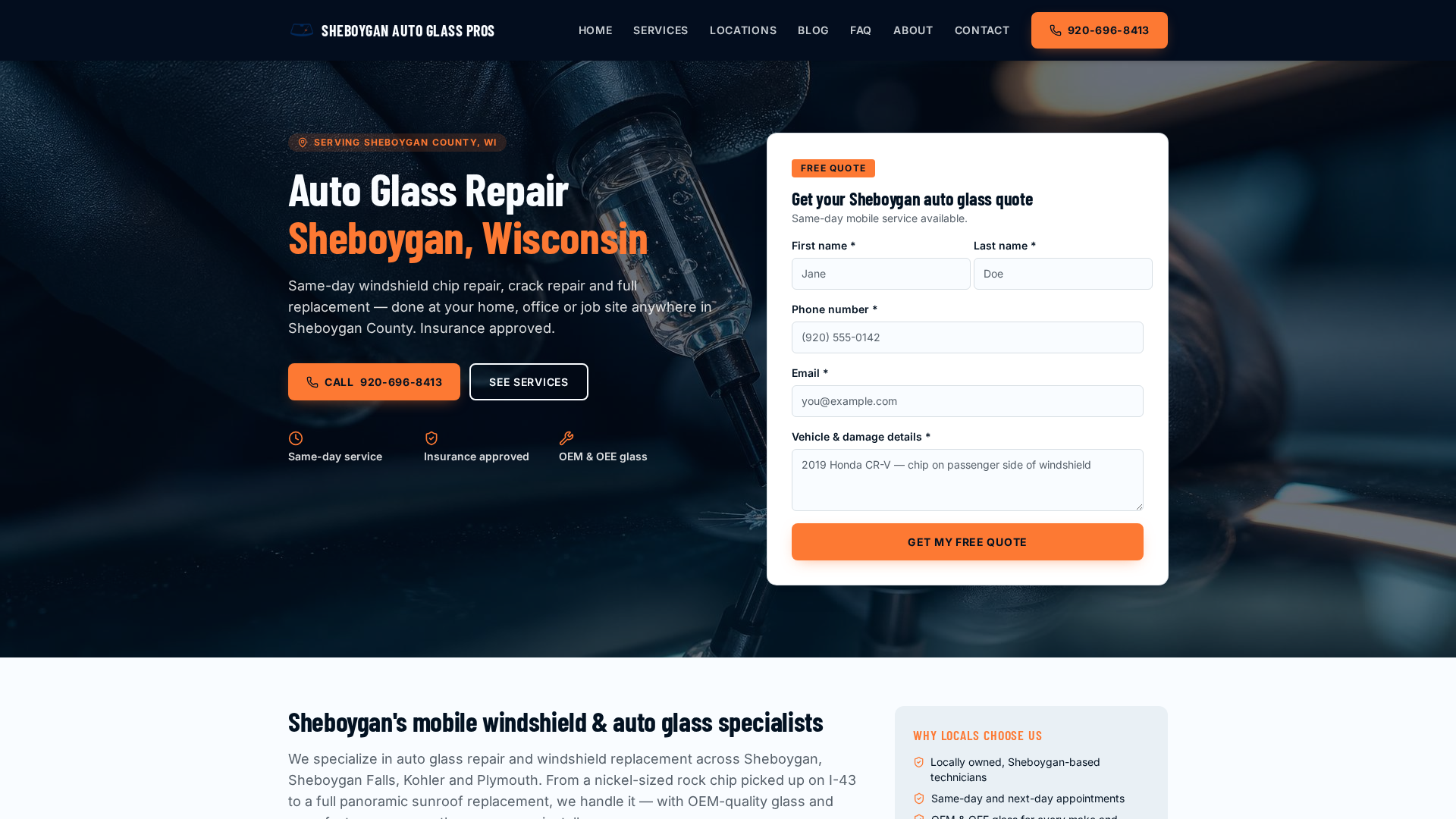 Auto Glass Repair Sheboygan screenshot 1