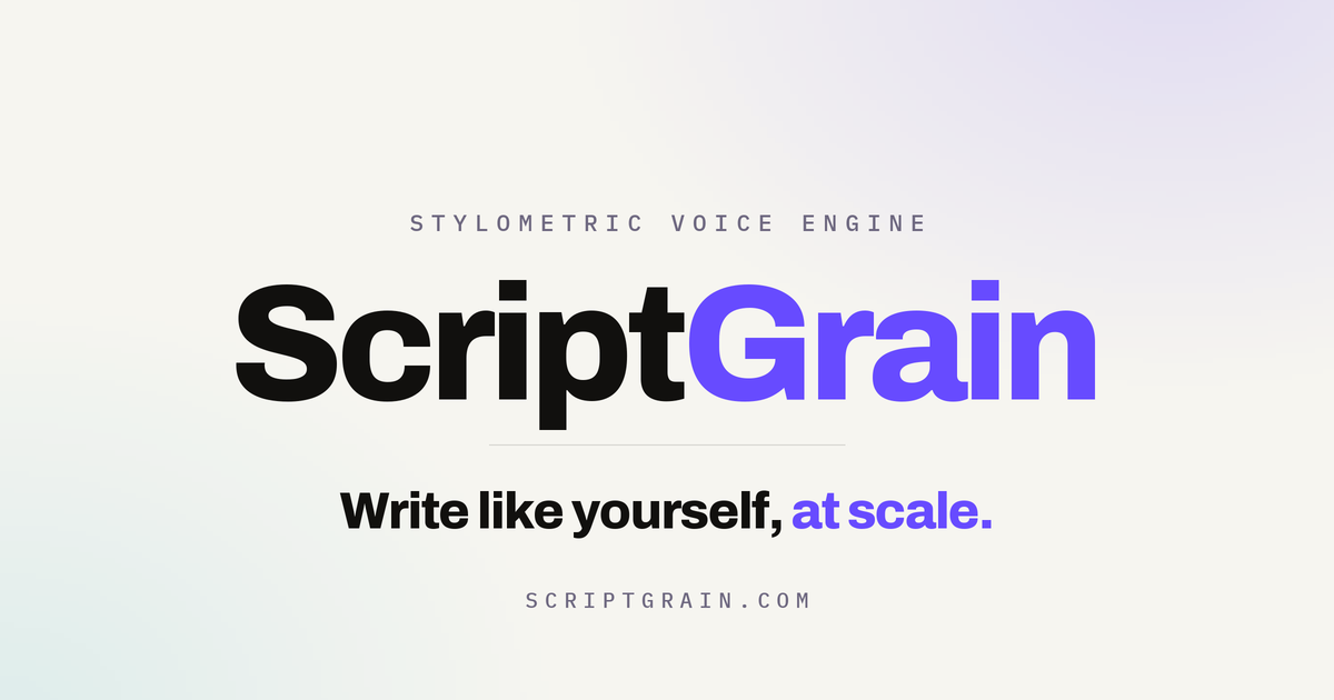 ScriptGrain screenshot 1