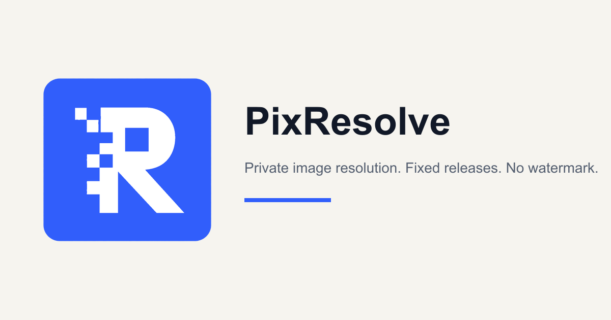 Pixresolve screenshot 1