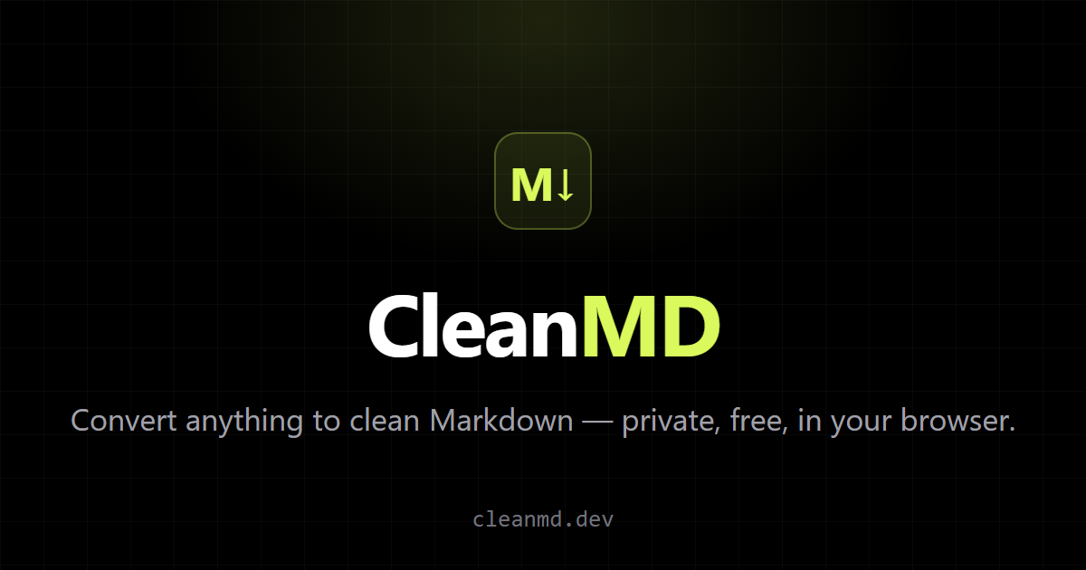 CleanMD screenshot 1