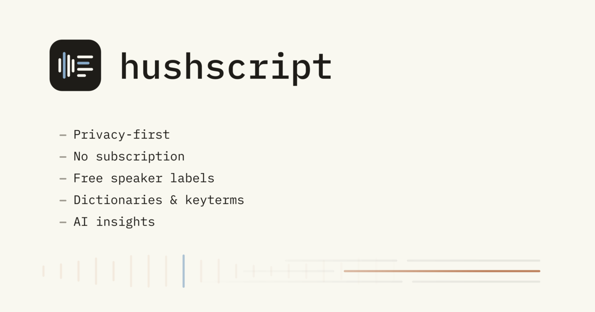 Hushscript screenshot 3