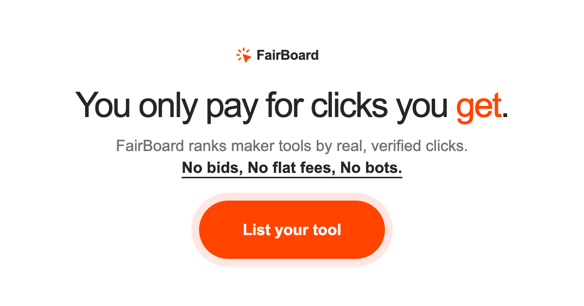 FairBoard screenshot 1