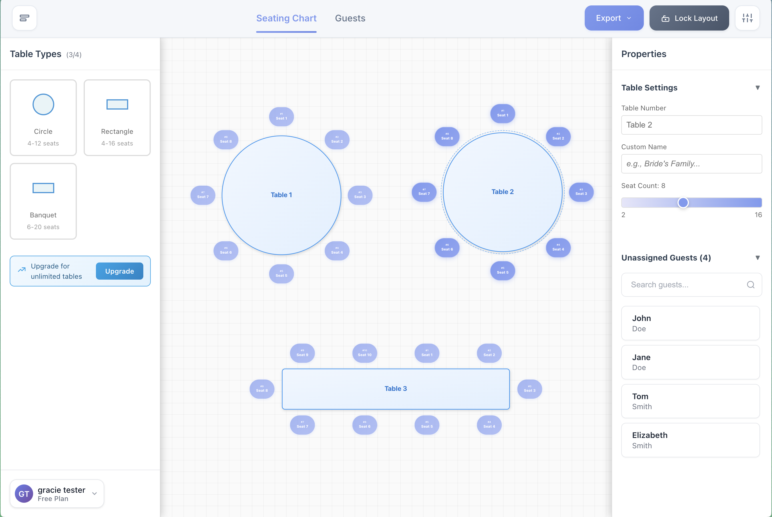 PlanSeats screenshot 2