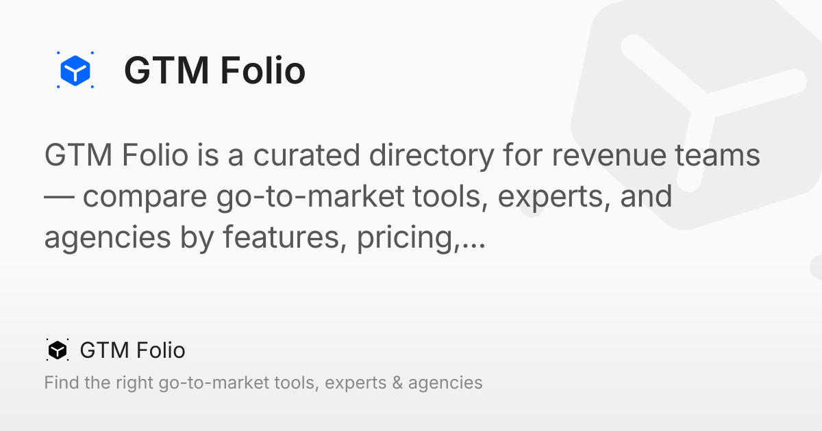 GTM Folio screenshot 1