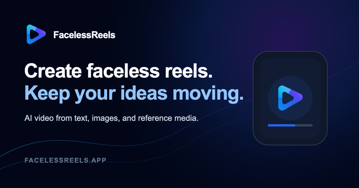 FacelessReels screenshot 1