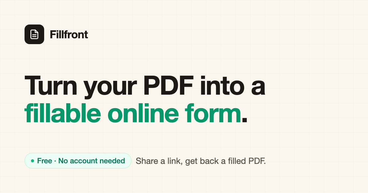 FillFront screenshot 1