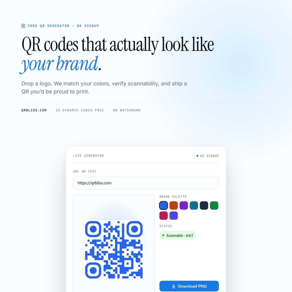 QRBLiss screenshot 1