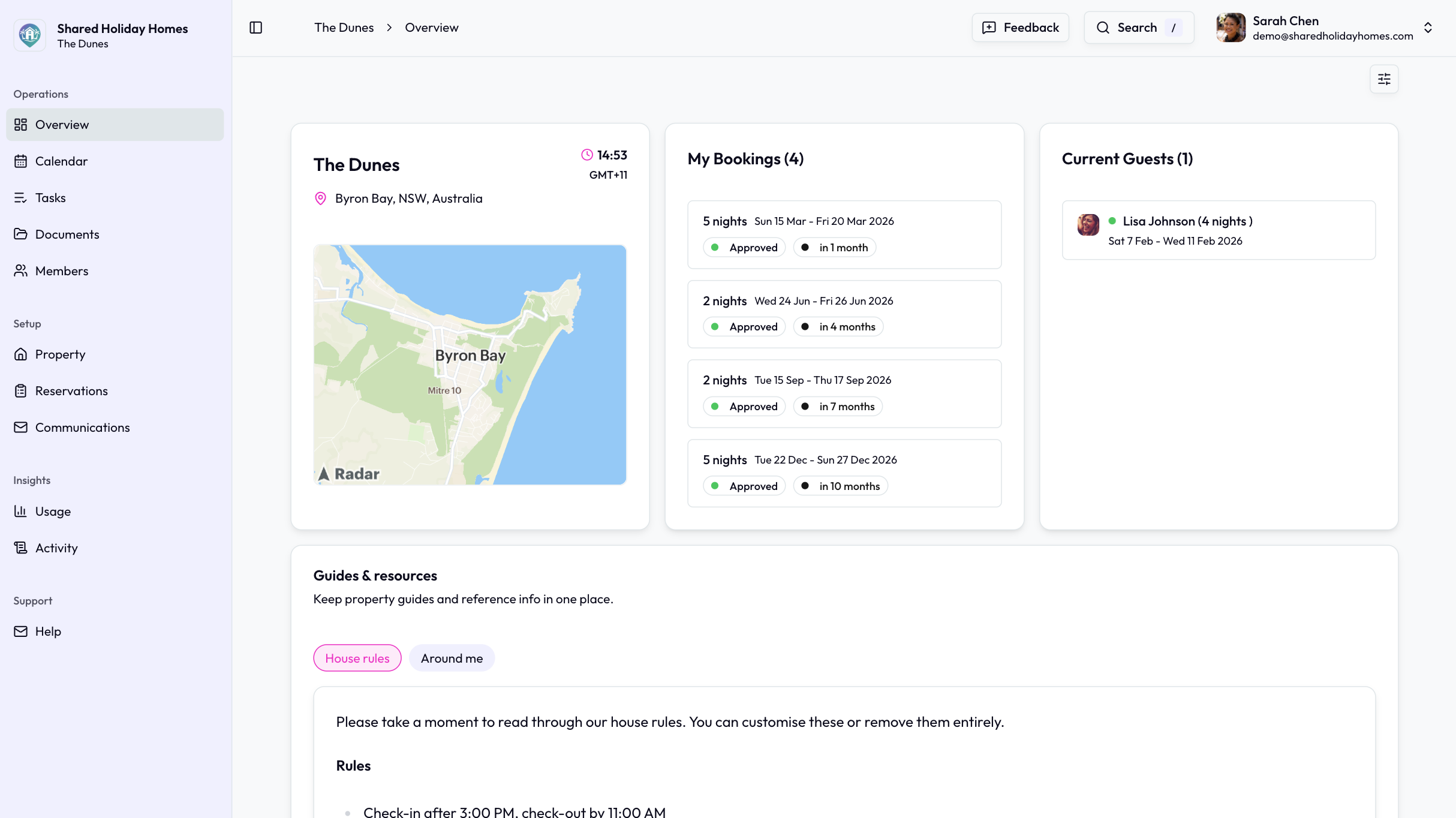 Shared Holiday Homes screenshot 1