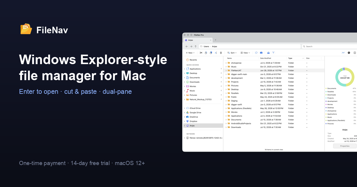 FileNav screenshot 1