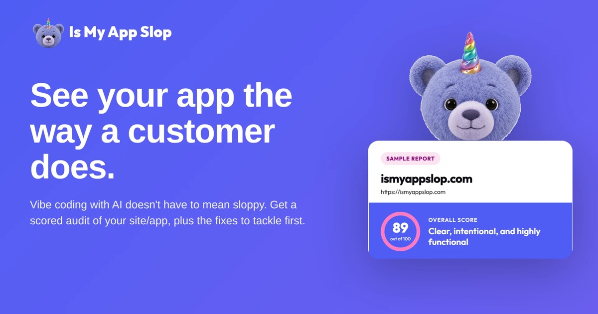 Is My App Slop screenshot 1