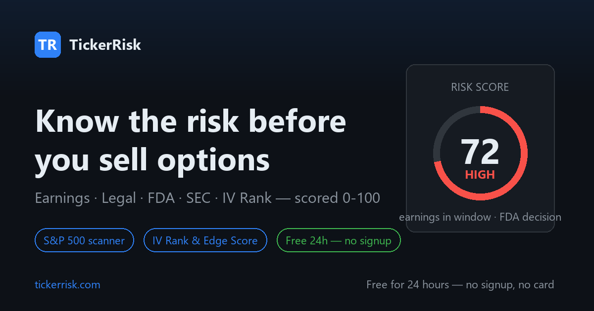Tickerrisk screenshot 1