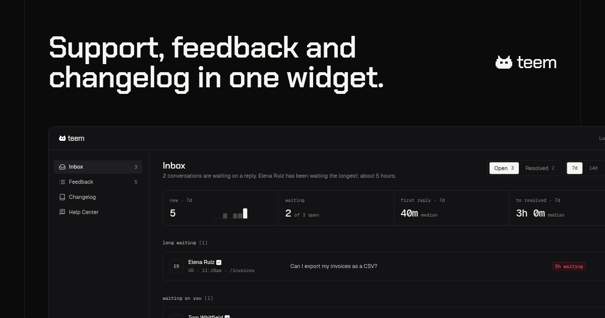 teem screenshot 1