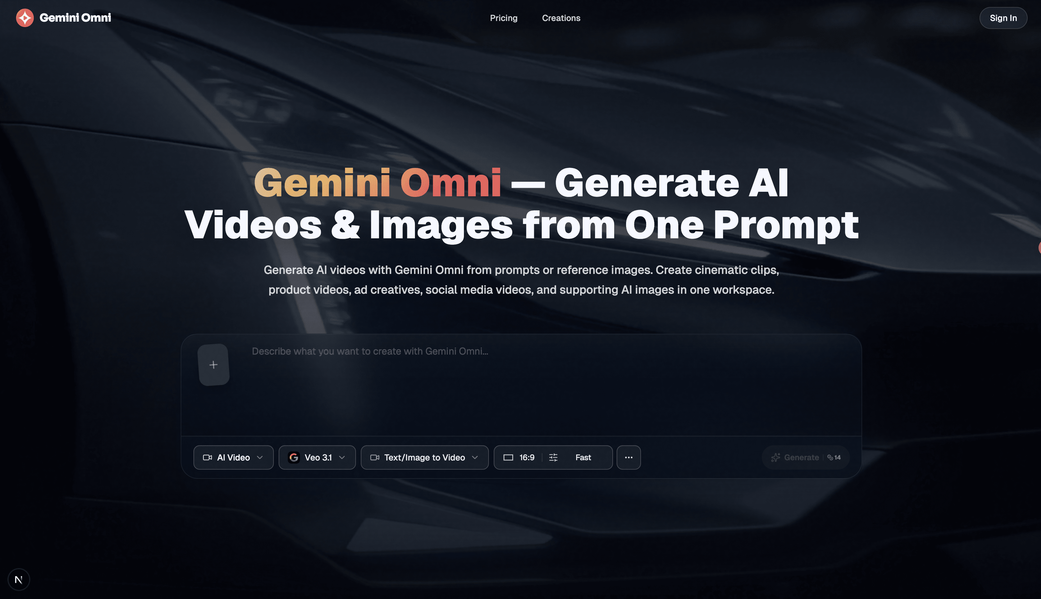Gemini Omni screenshot 1
