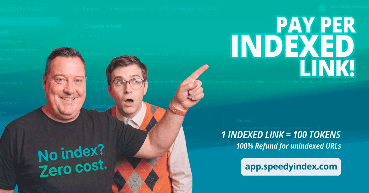 SpeedyIndex Indexing Service screenshot 1