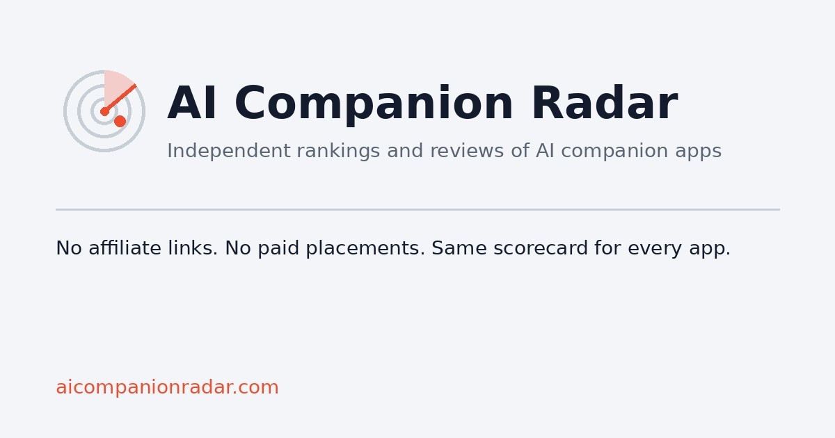 AI Companion Radar screenshot 1