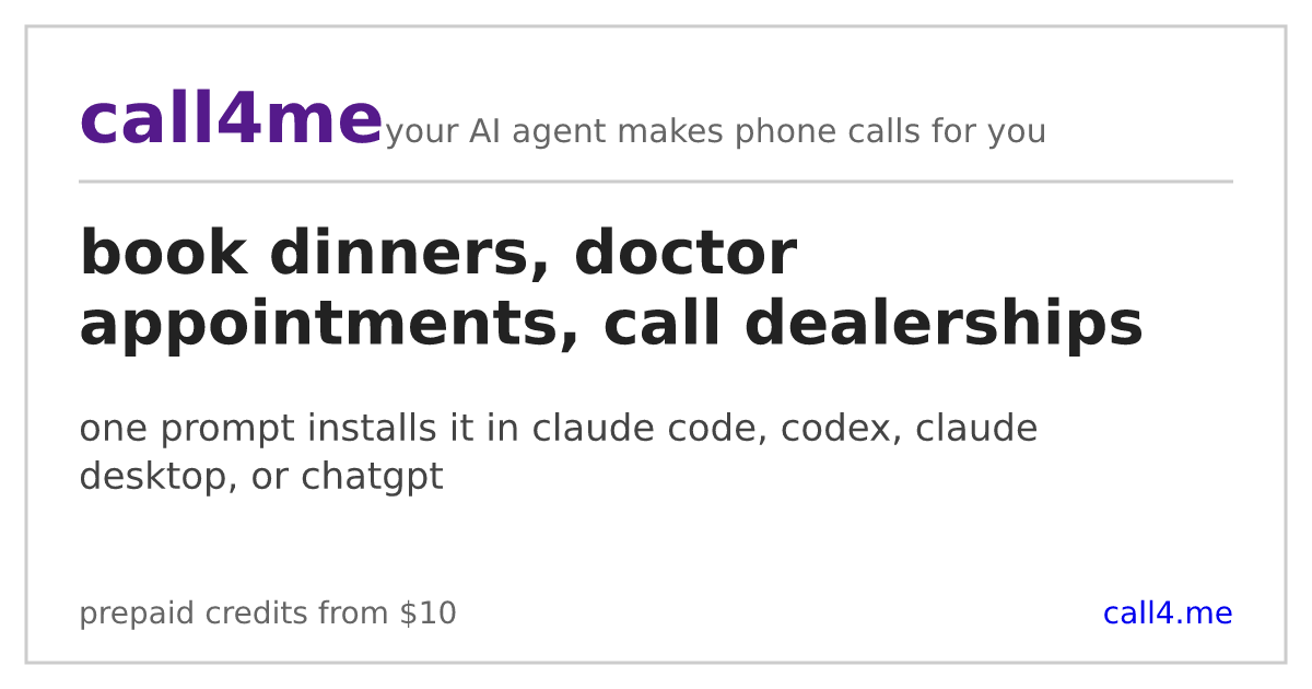call4me screenshot 1