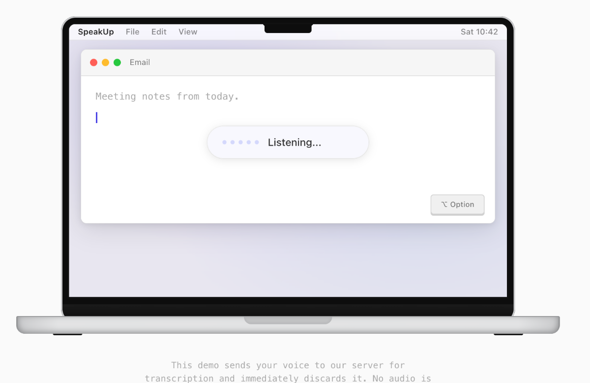 SpeakUp screenshot 2