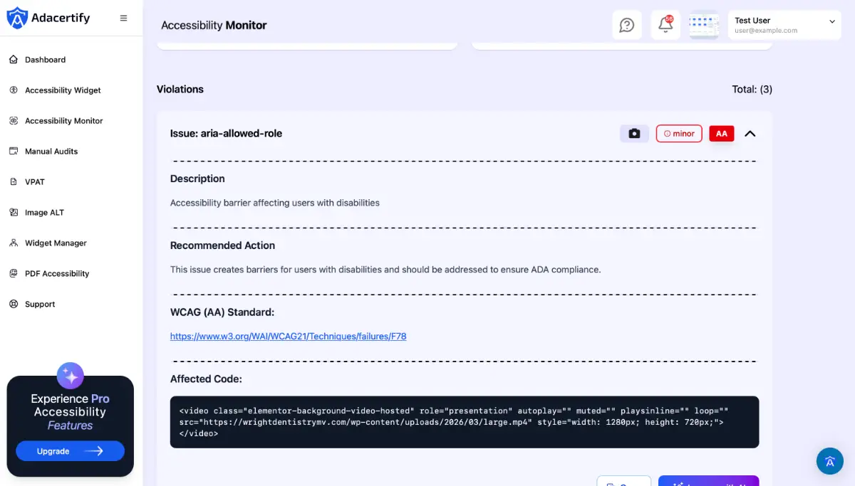 Adacertify screenshot 1