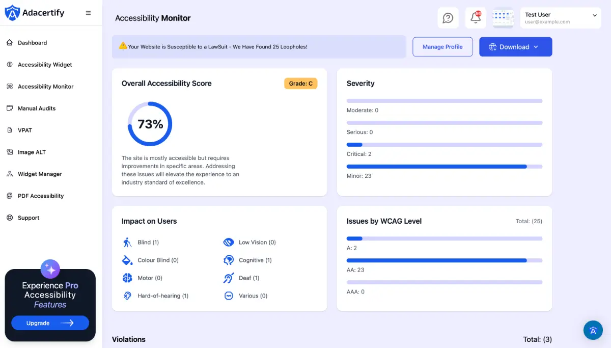 Adacertify screenshot 2