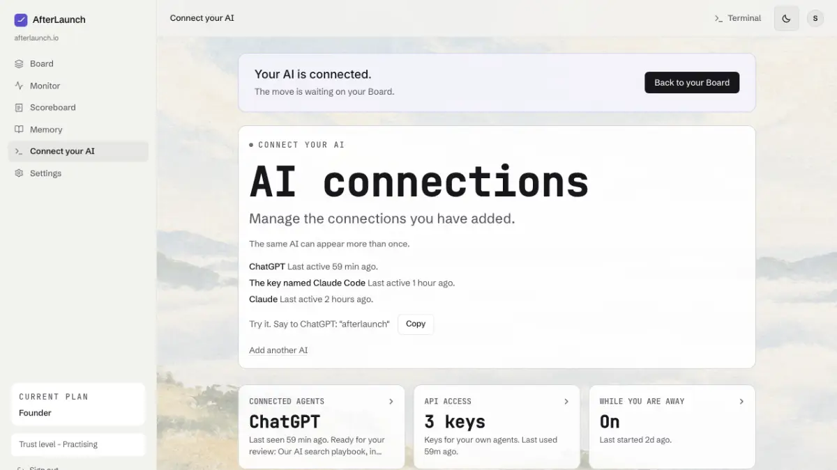 AfterLaunch screenshot 3