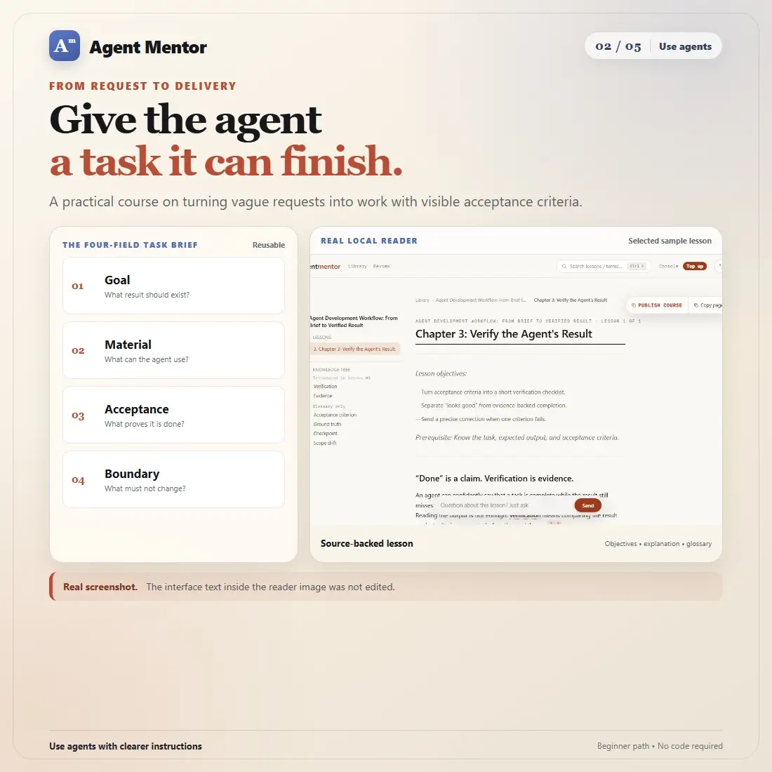 Agent Mentor screenshot 2