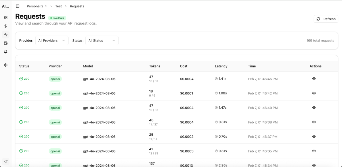 AI Cost Board screenshot 3