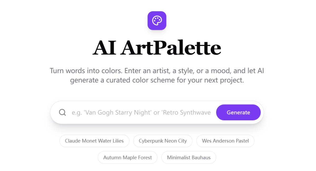 AIArtPalette screenshot 1