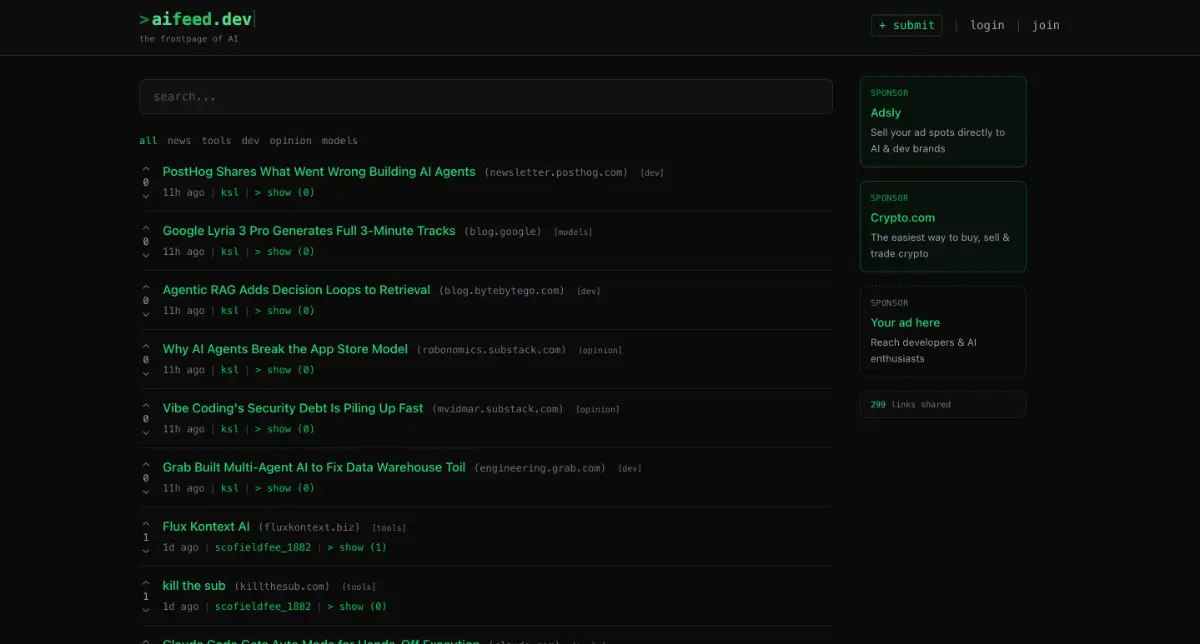 aifeed screenshot 1