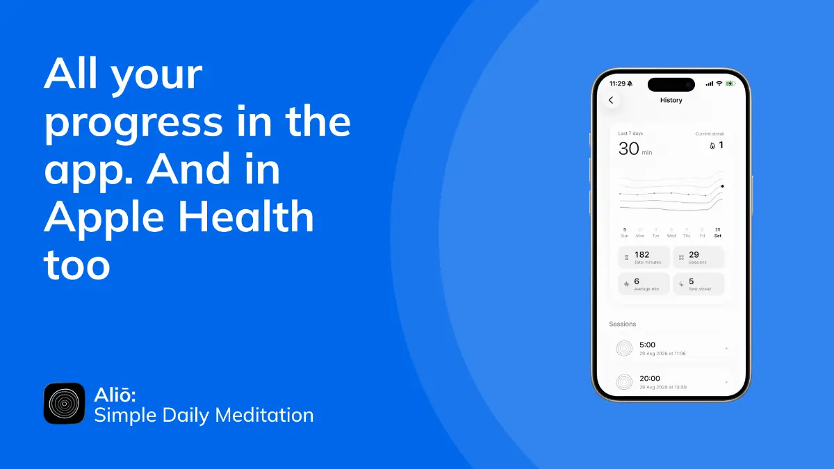 Aliō: Simple Daily Meditation screenshot 3